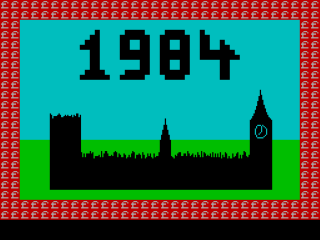 1984 title screen for ZX Spectrum
